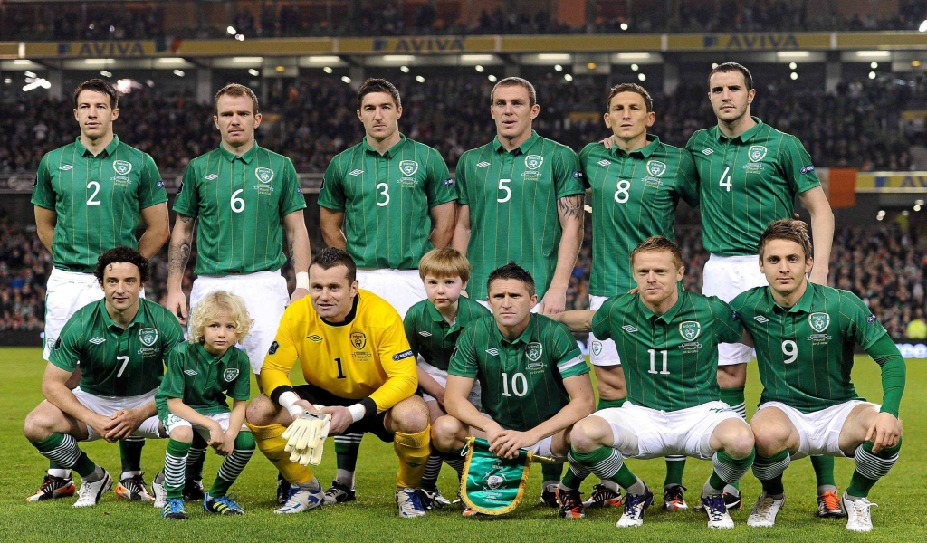 Ireland National Team for 1024 x 600 widescreen resolution