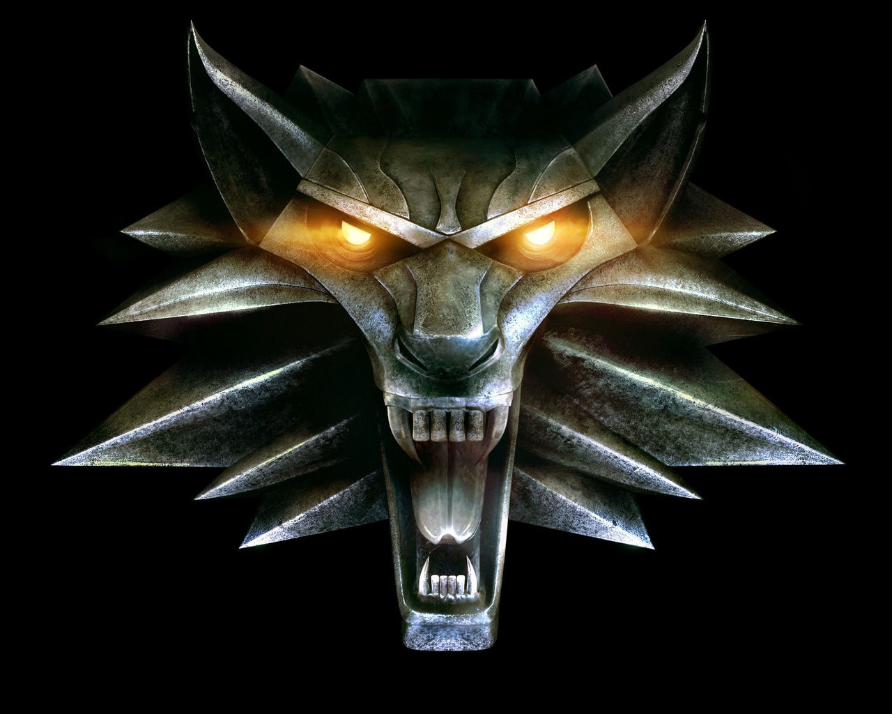 Iron head Wolf for 1280 x 1024 resolution