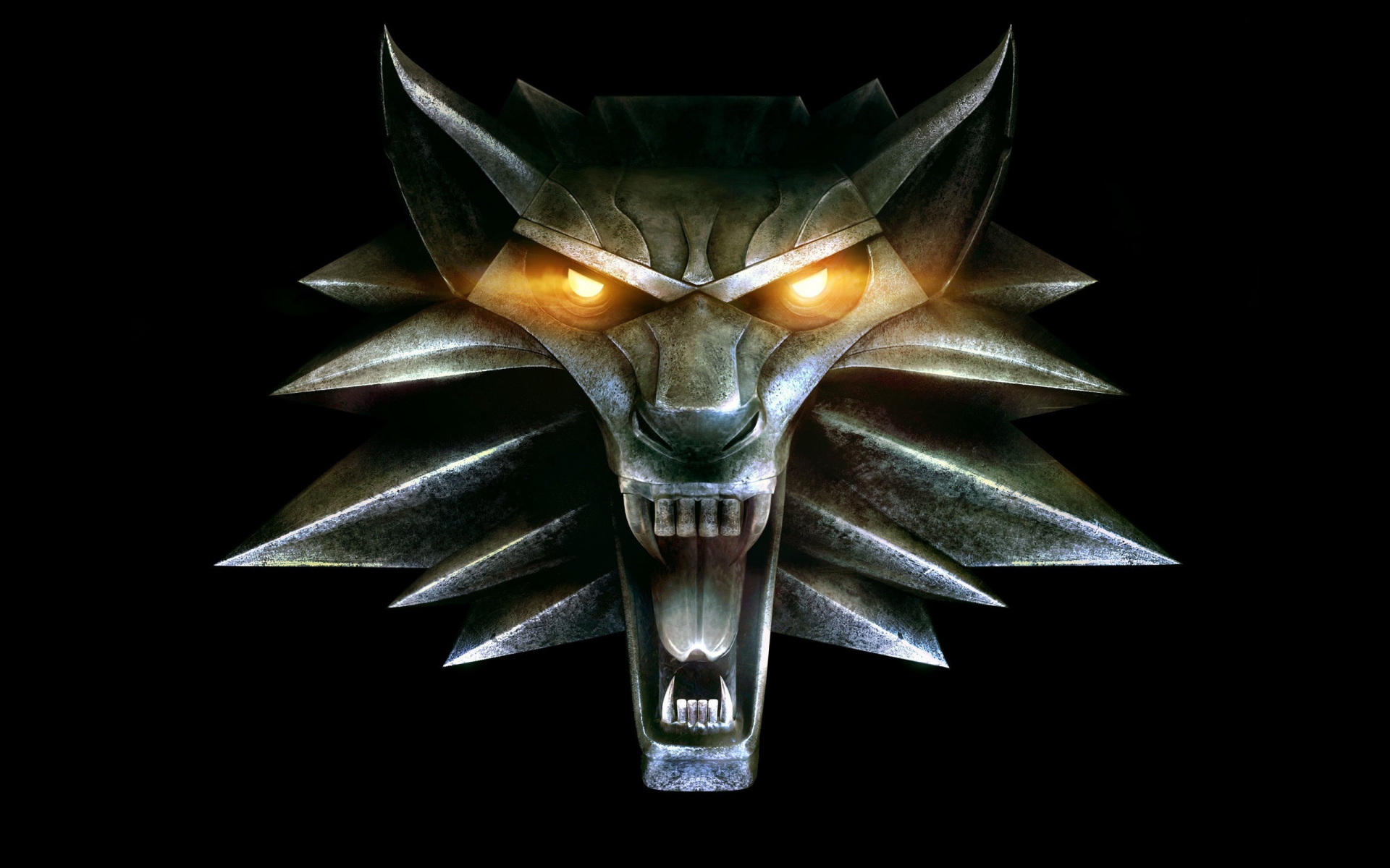 Iron head Wolf for 1920 x 1200 widescreen resolution