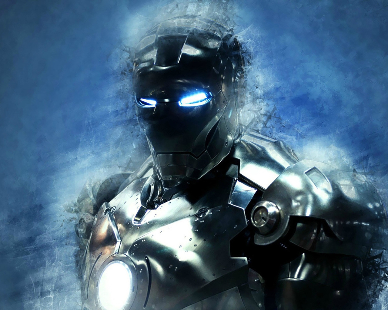 Iron Man 3 Metal Art for 1280 x 1024 resolution