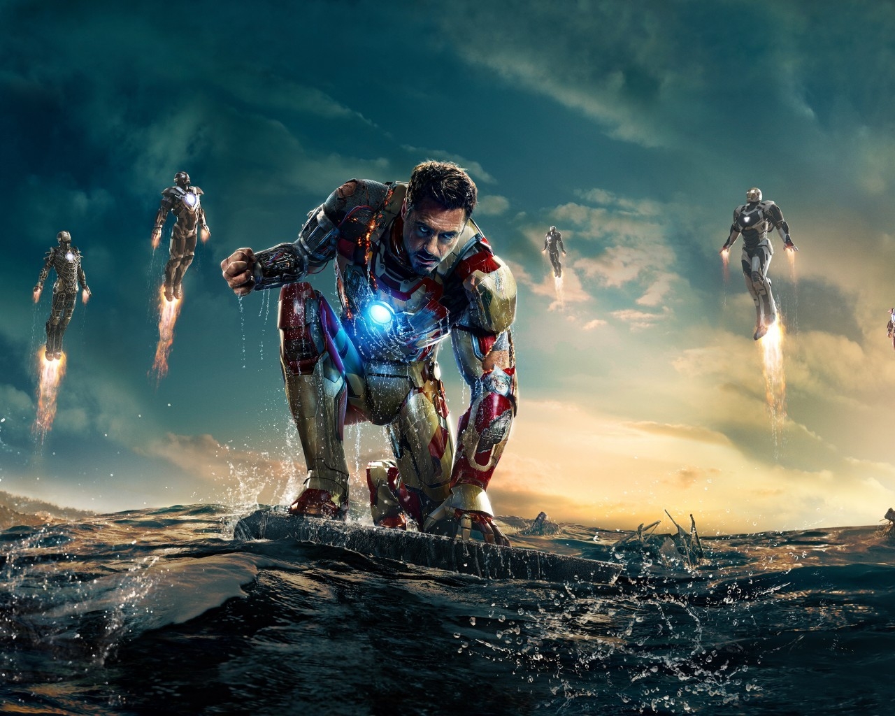 Iron Man 3 Robert Downey Jr for 1280 x 1024 resolution