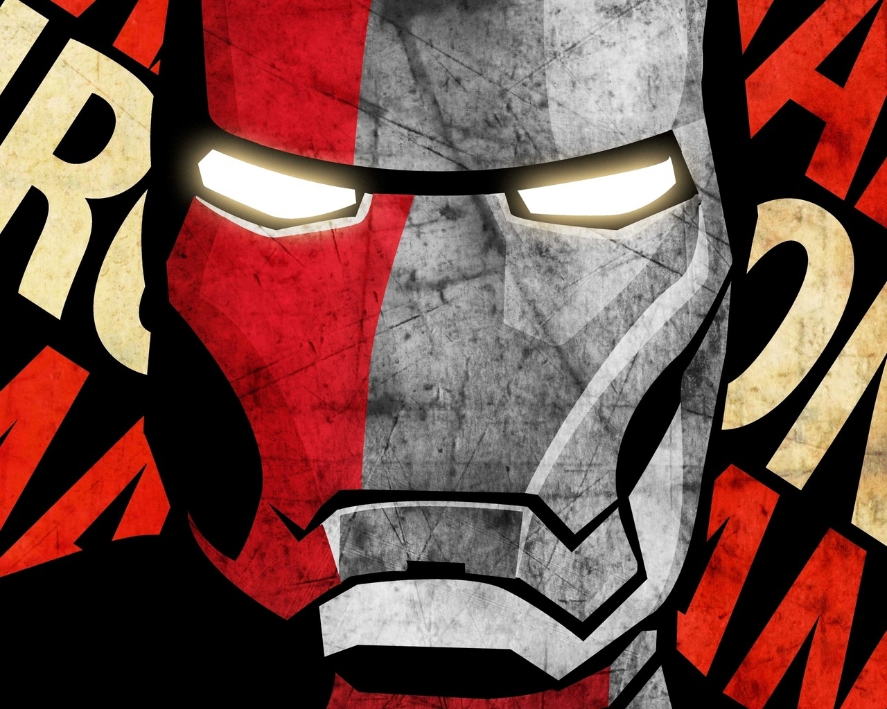 Iron Man Mask for 1280 x 1024 resolution