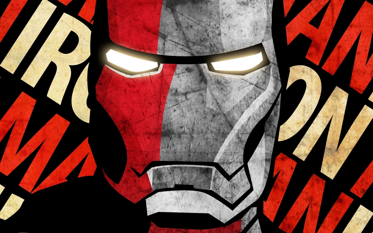 Iron Man Mask for 1280 x 800 widescreen resolution