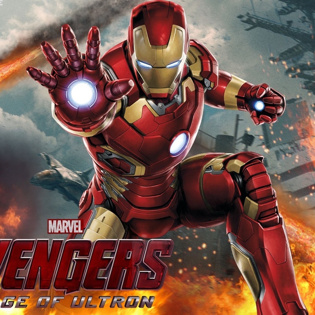 Iron Man The Avengers Movie for 1024 x 1024 iPad resolution