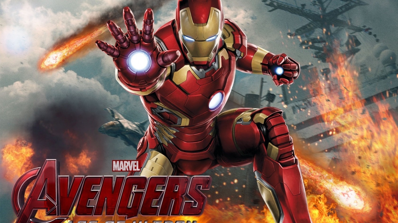 Iron Man The Avengers Movie for 1366 x 768 HDTV resolution