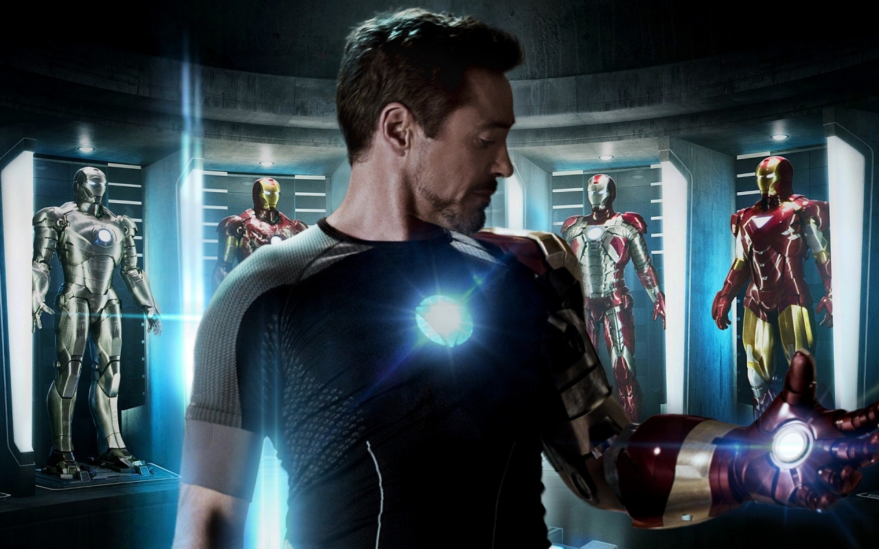 Iron Man Tony Stark for 1280 x 800 widescreen resolution