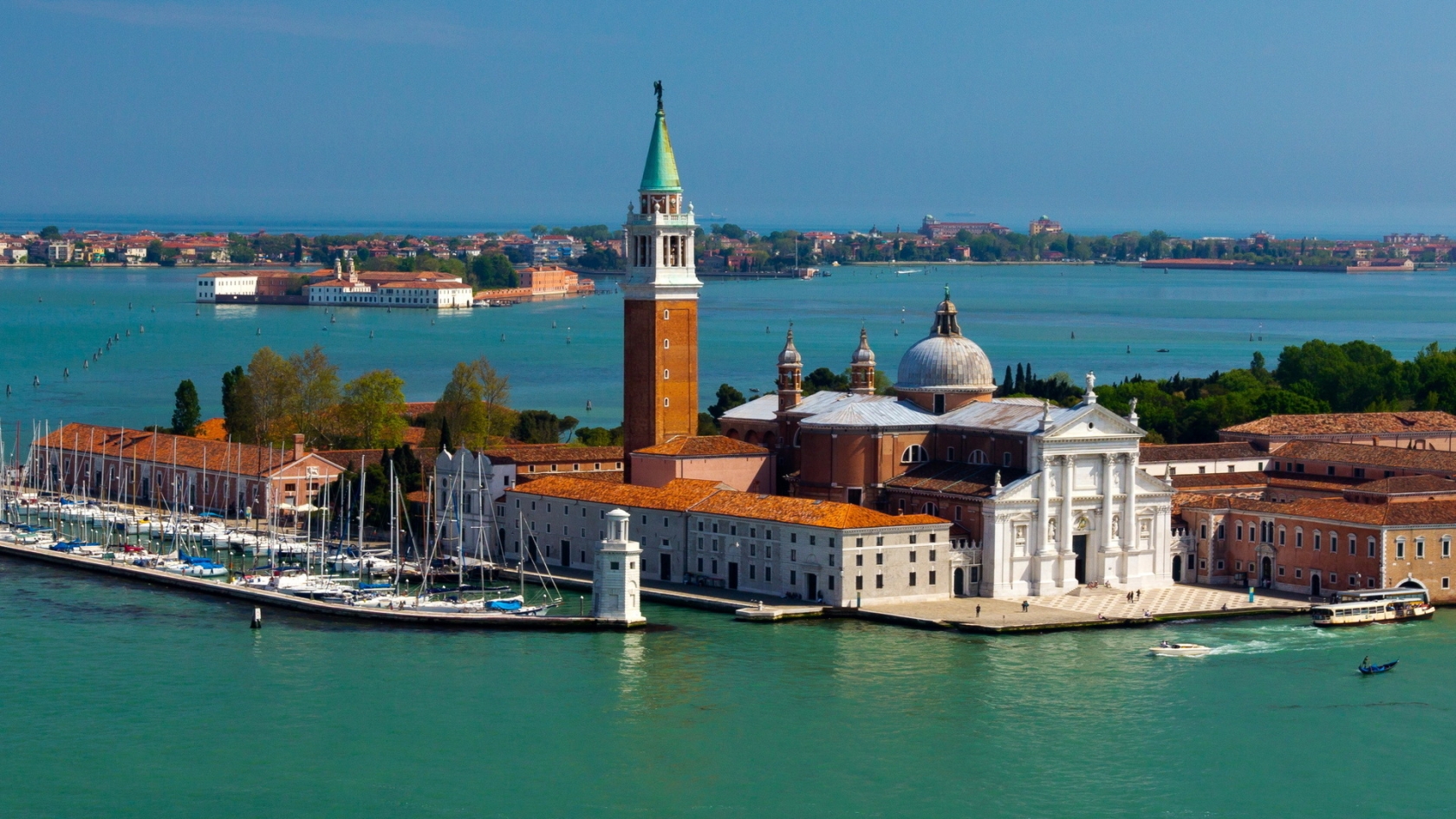 Island San Giorgio Maggiore Venice for 1680 x 945 HDTV resolution