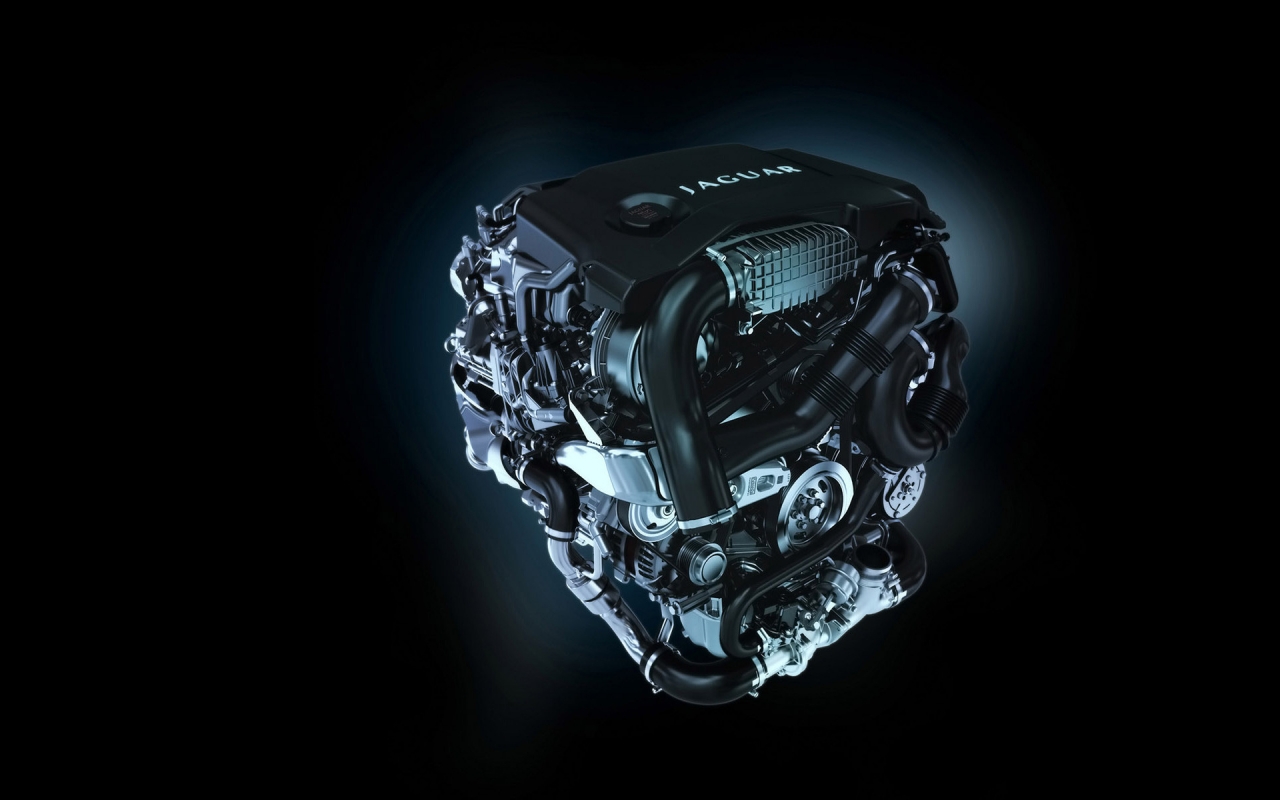 Jaguar XF Diesel S Engine for 1280 x 800 widescreen resolution