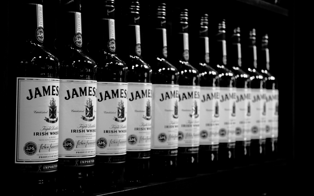 Jameson Irish Whiskey for 1280 x 800 widescreen resolution