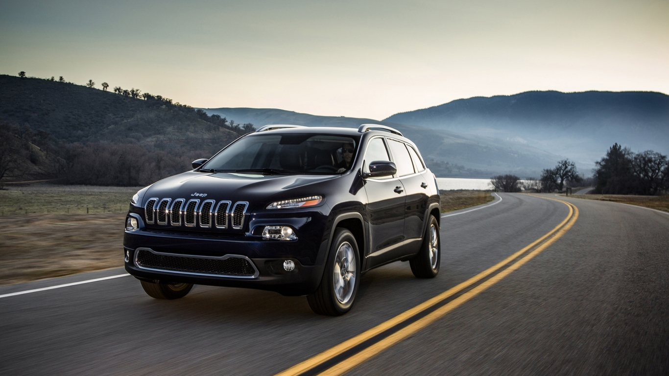 Jeep Cherokee 2014 Edition for 1366 x 768 HDTV resolution