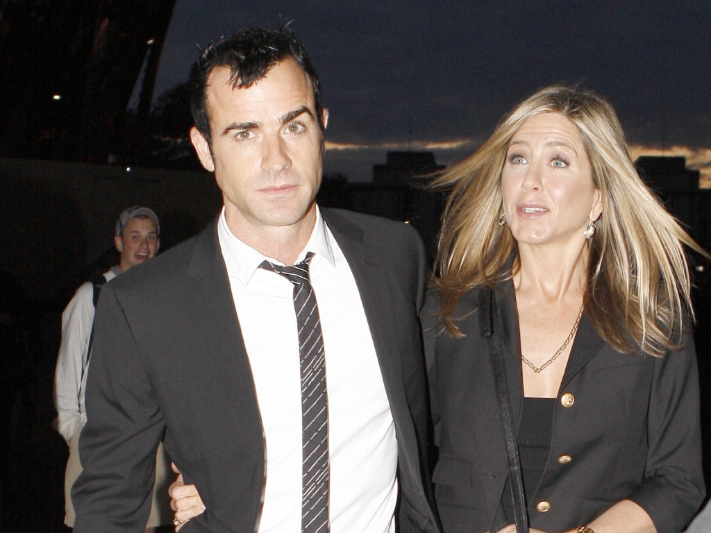 Jennifer Aniston and Justin Theroux for 1024 x 768 resolution