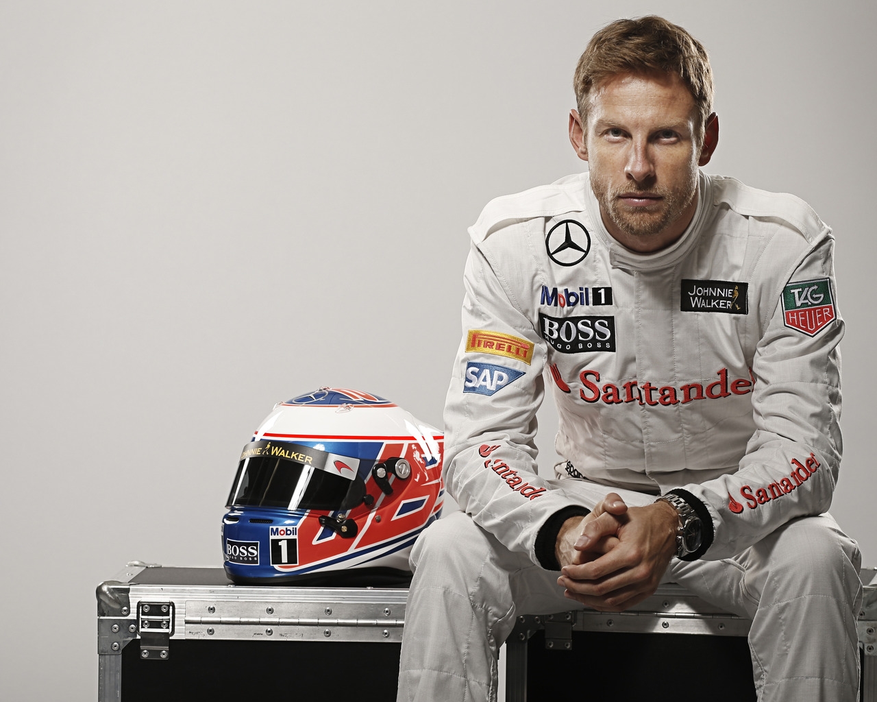 Jenson Button Formula One for 1280 x 1024 resolution