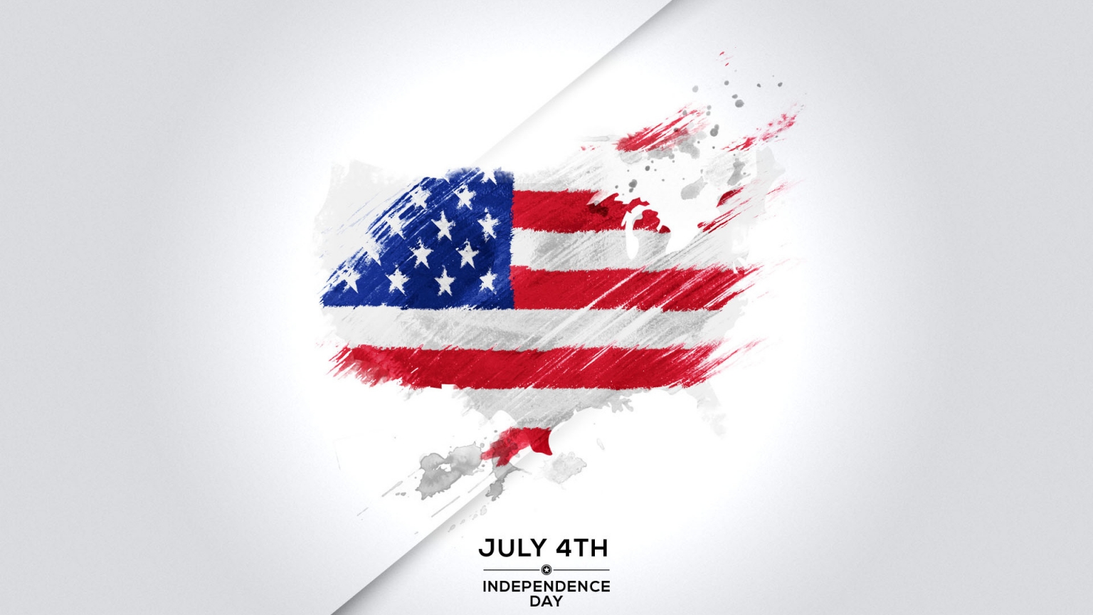 July 4th Minimal for 1536 x 864 HDTV resolution