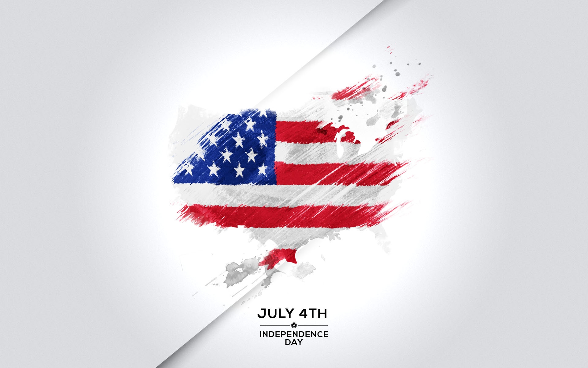 July 4th Minimal for 1920 x 1200 widescreen resolution