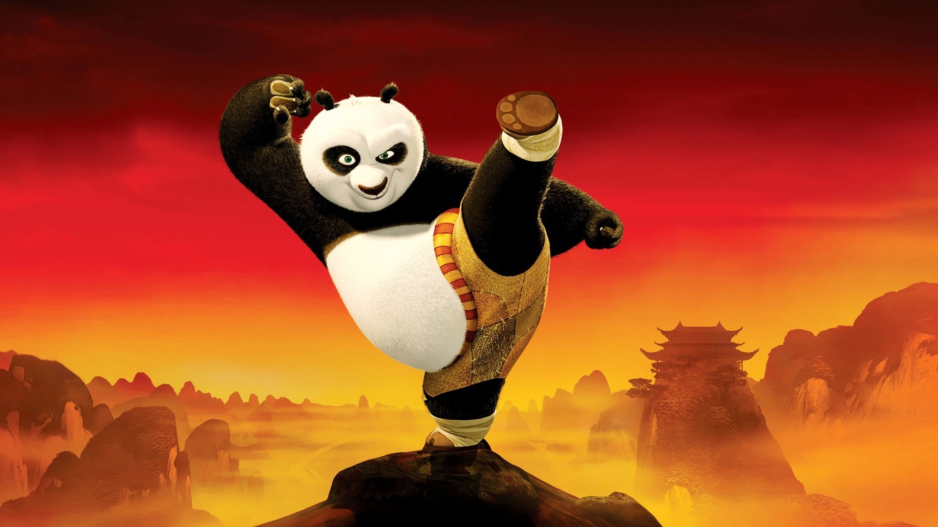 Kung Fu Panda 2 for 1920 x 1080 HDTV 1080p resolution