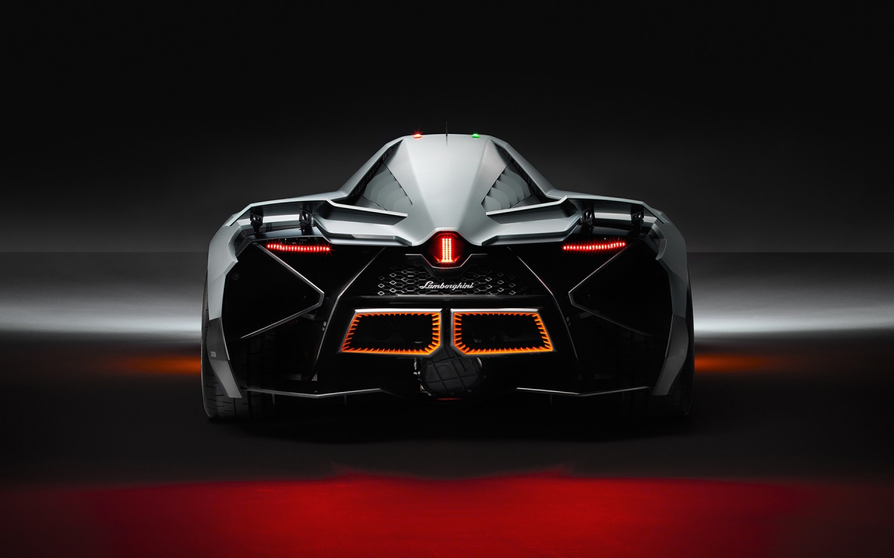 Lamborghini Egoista Rear for 1280 x 800 widescreen resolution