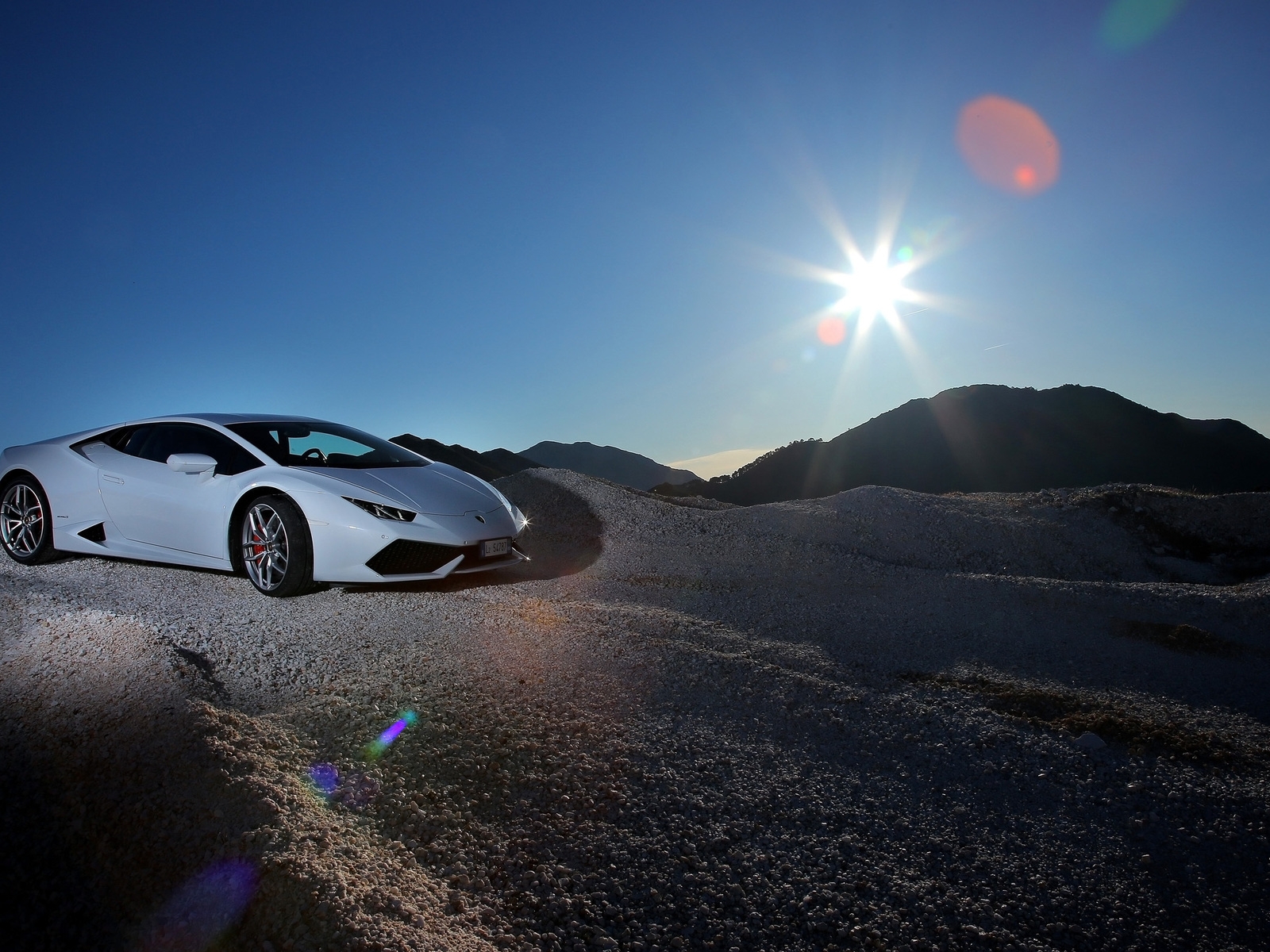 Lamborghini Huracan Sunset for 1600 x 1200 resolution