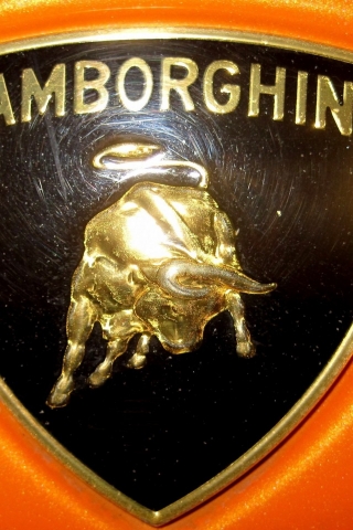 Lamborghini logo for 320 x 480 iPhone resolution