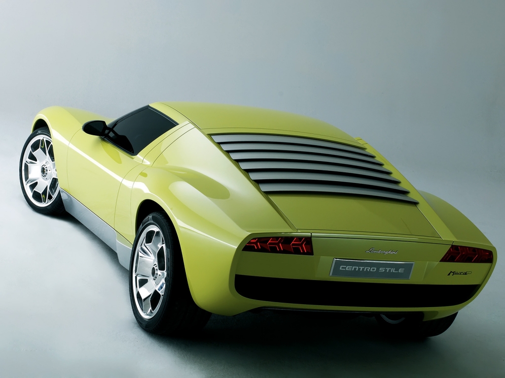 Lamborghini Miura Concept Rear for 1024 x 768 resolution