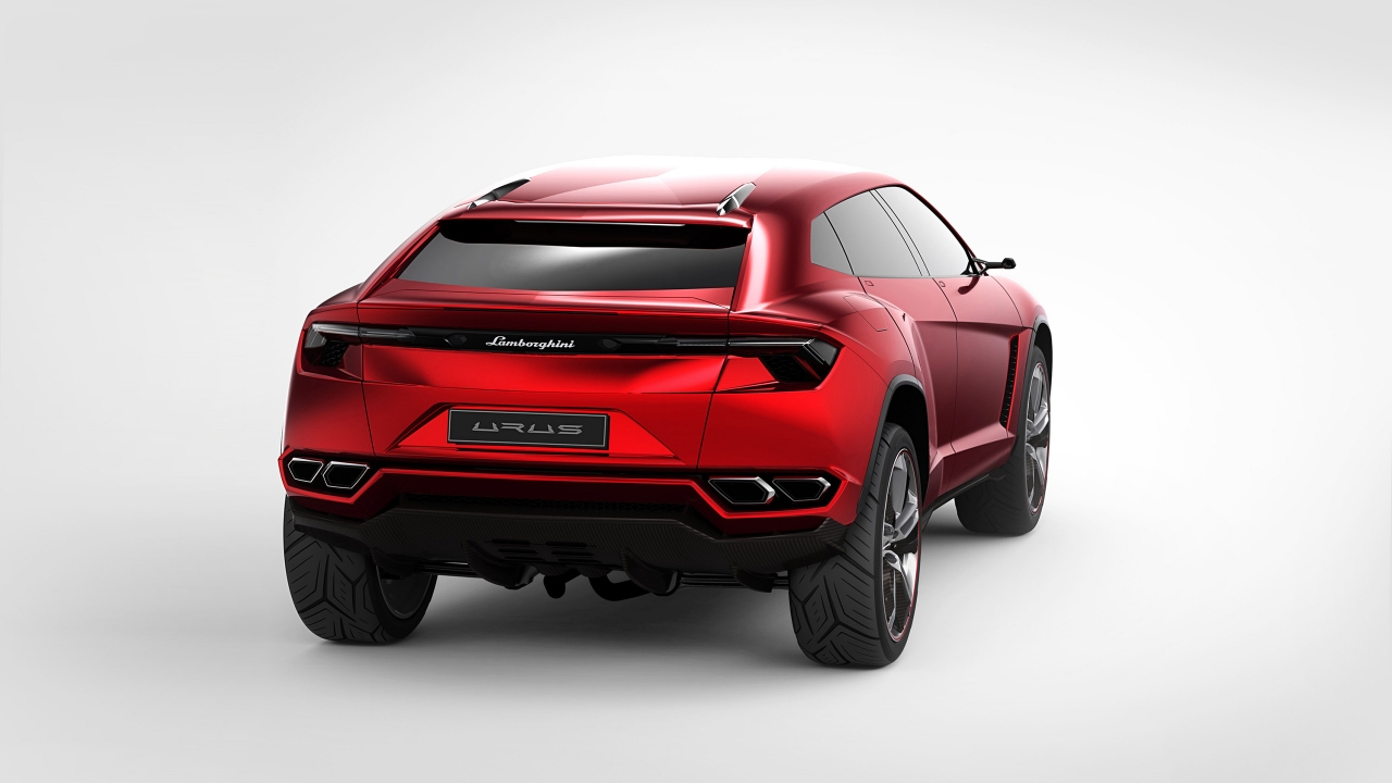 Lamborghini Urus Concept Rear Studio for 1280 x 720 HDTV 720p resolution