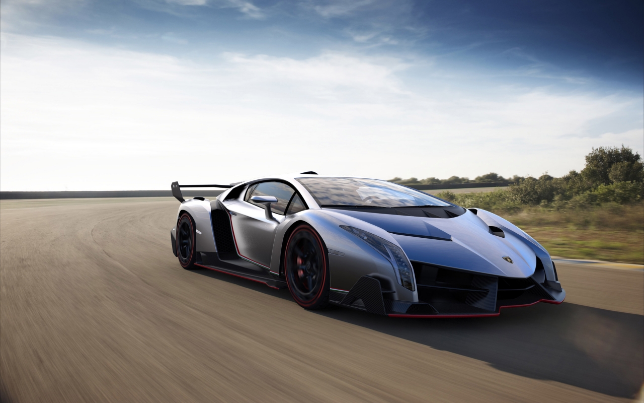 Lamborghini Veneno for 1280 x 800 widescreen resolution