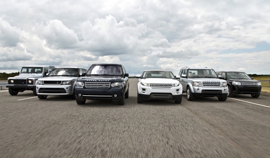 Land Rover and Range Rover for 1024 x 600 widescreen resolution