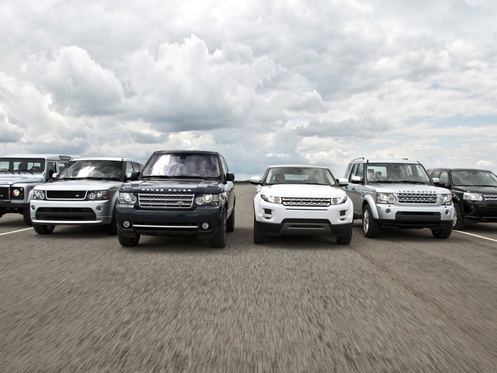 Land Rover and Range Rover for 1024 x 768 resolution