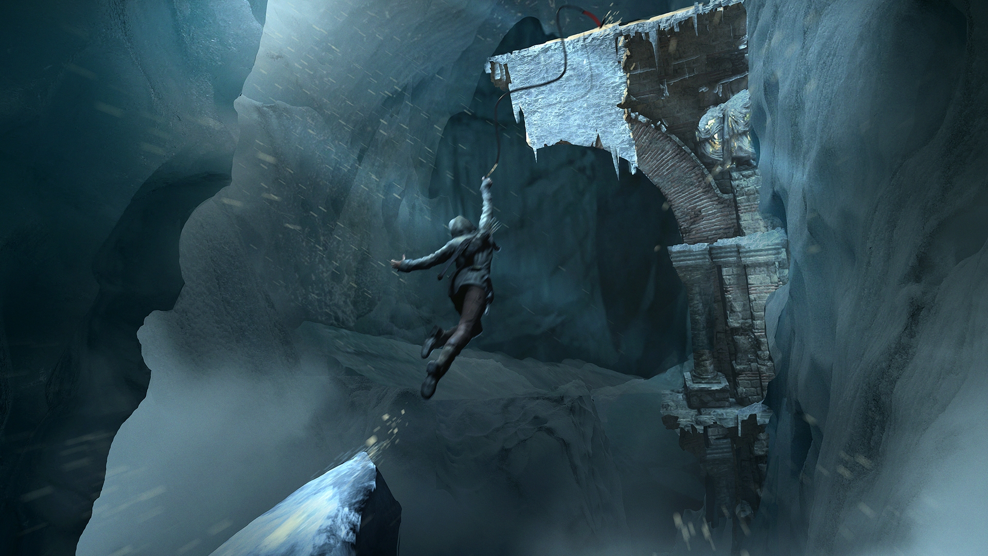 Lara Croft Rise of The Tomb Raider In Game for 1920 x 1080 HDTV 1080p resolution