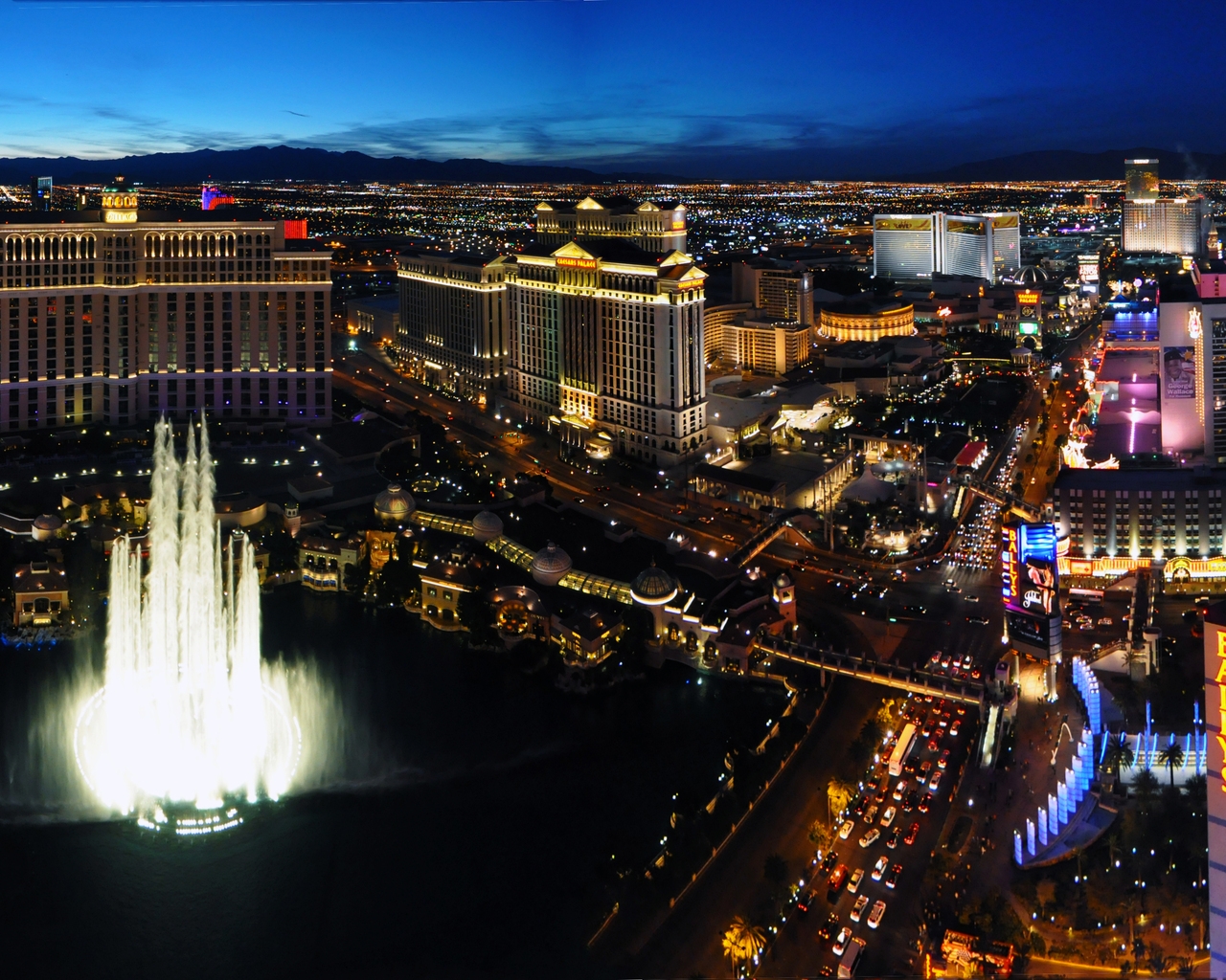 Las Vegas Night for 1280 x 1024 resolution