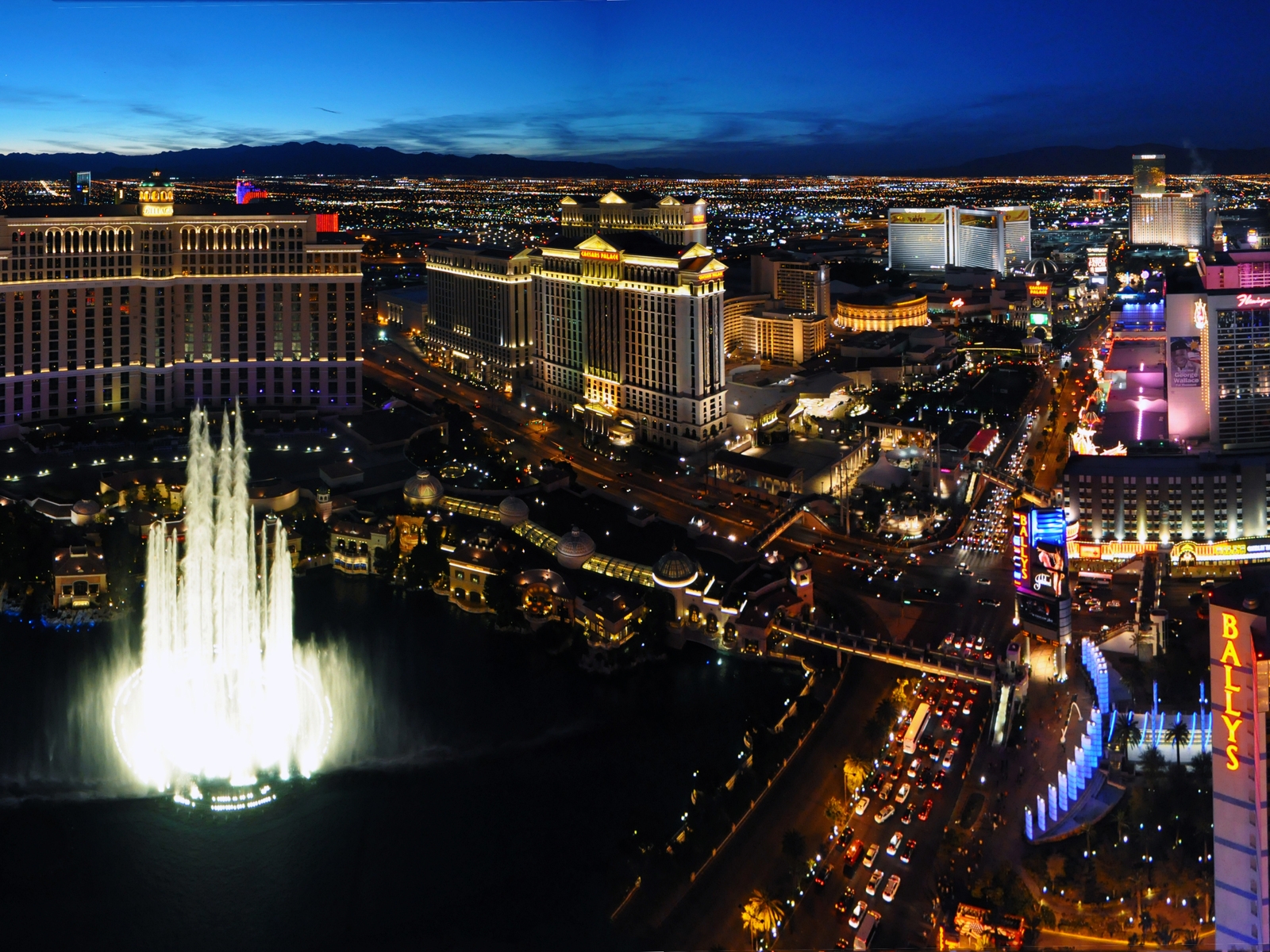 Las Vegas Night for 1600 x 1200 resolution