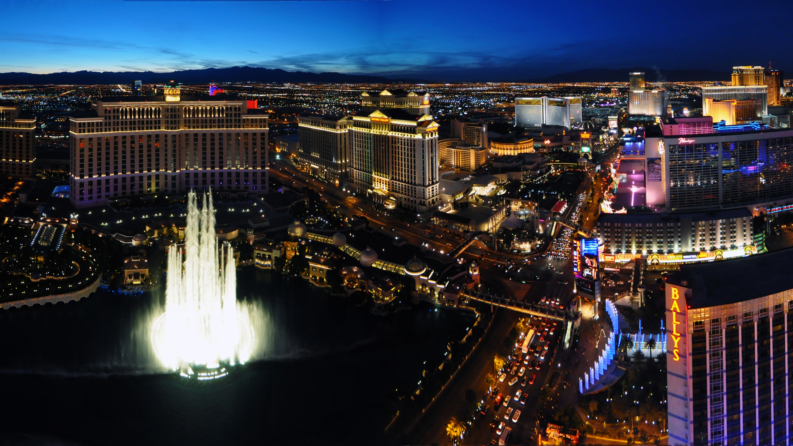 Las Vegas Night for 2560x1440 HDTV resolution