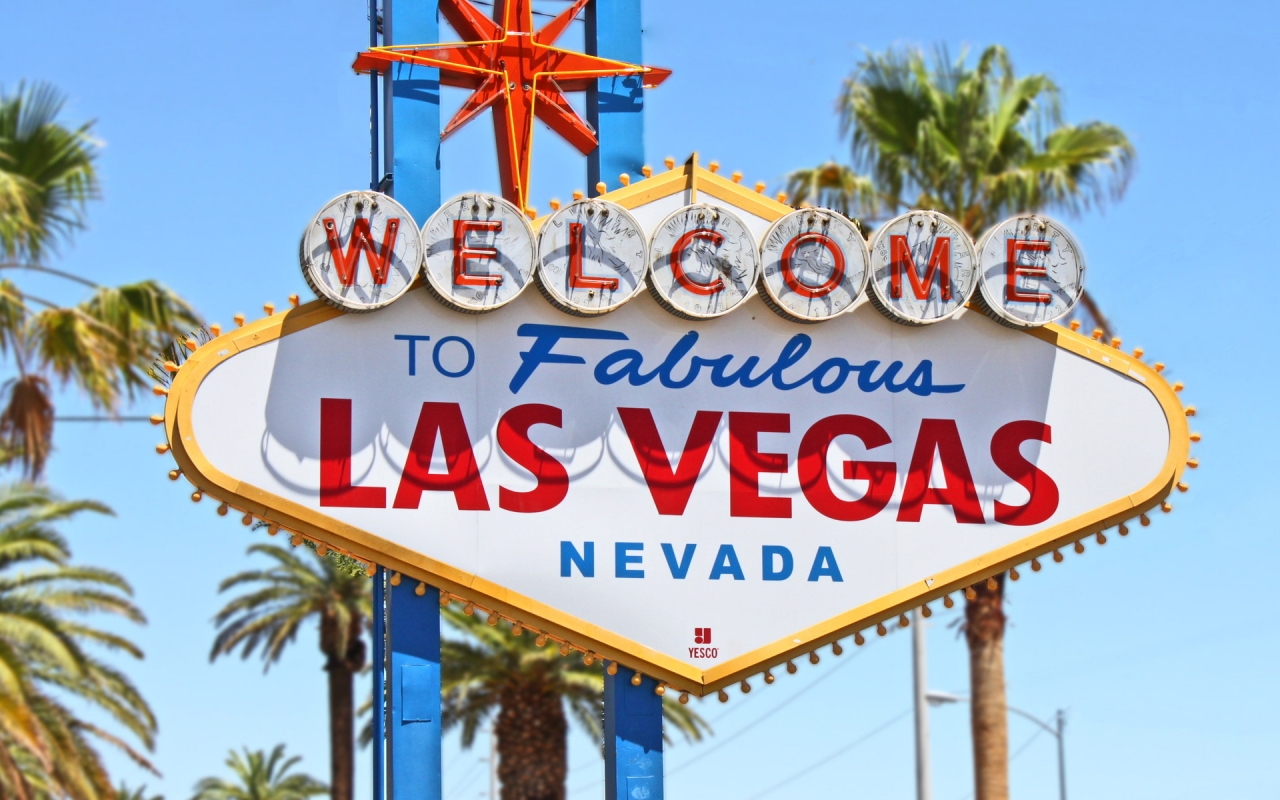Las Vegas Sign for 1280 x 800 widescreen resolution
