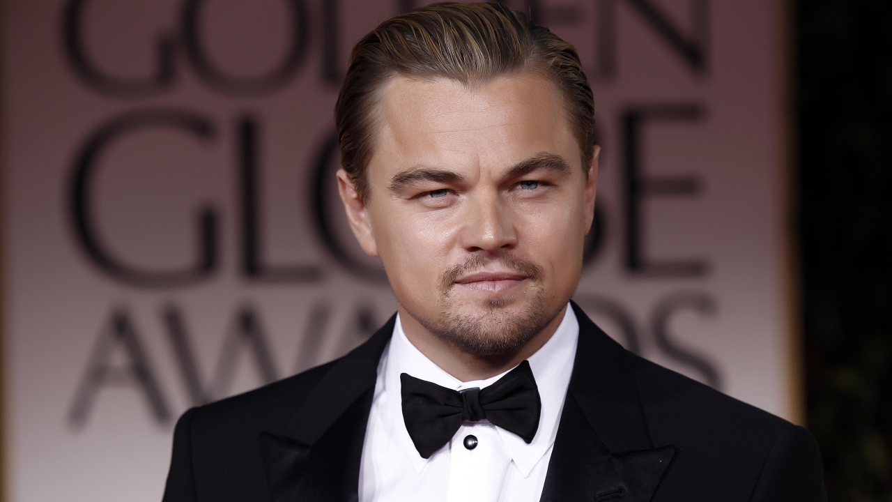 Leonardo DiCaprio in Tuxedo for 1280 x 720 HDTV 720p resolution