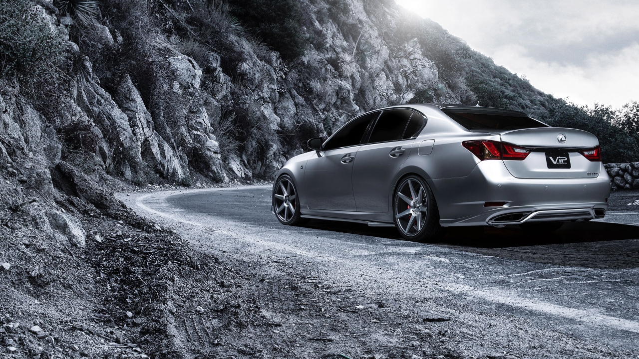 Lexus GS 350 Supercharged Rear for 1280 x 720 HDTV 720p resolution