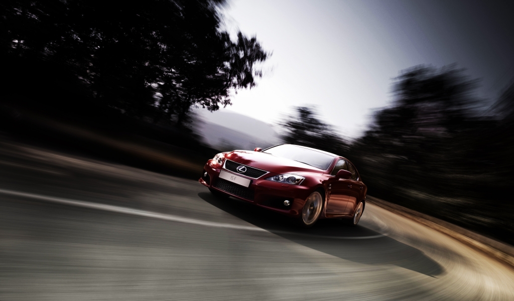 Lexus ISF 2010 for 1024 x 600 widescreen resolution