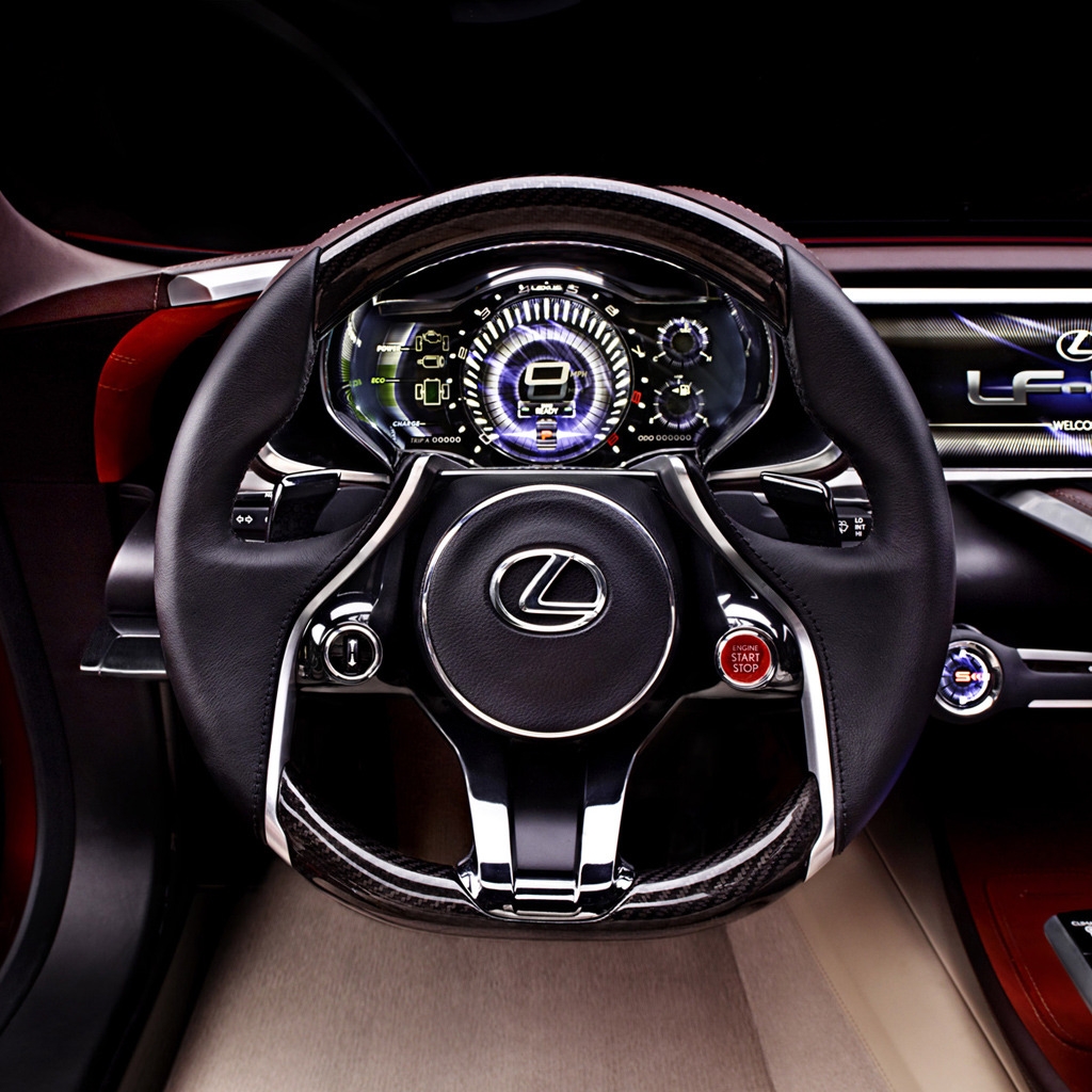 Lexus LF-LC Concept Interior for 1024 x 1024 iPad resolution