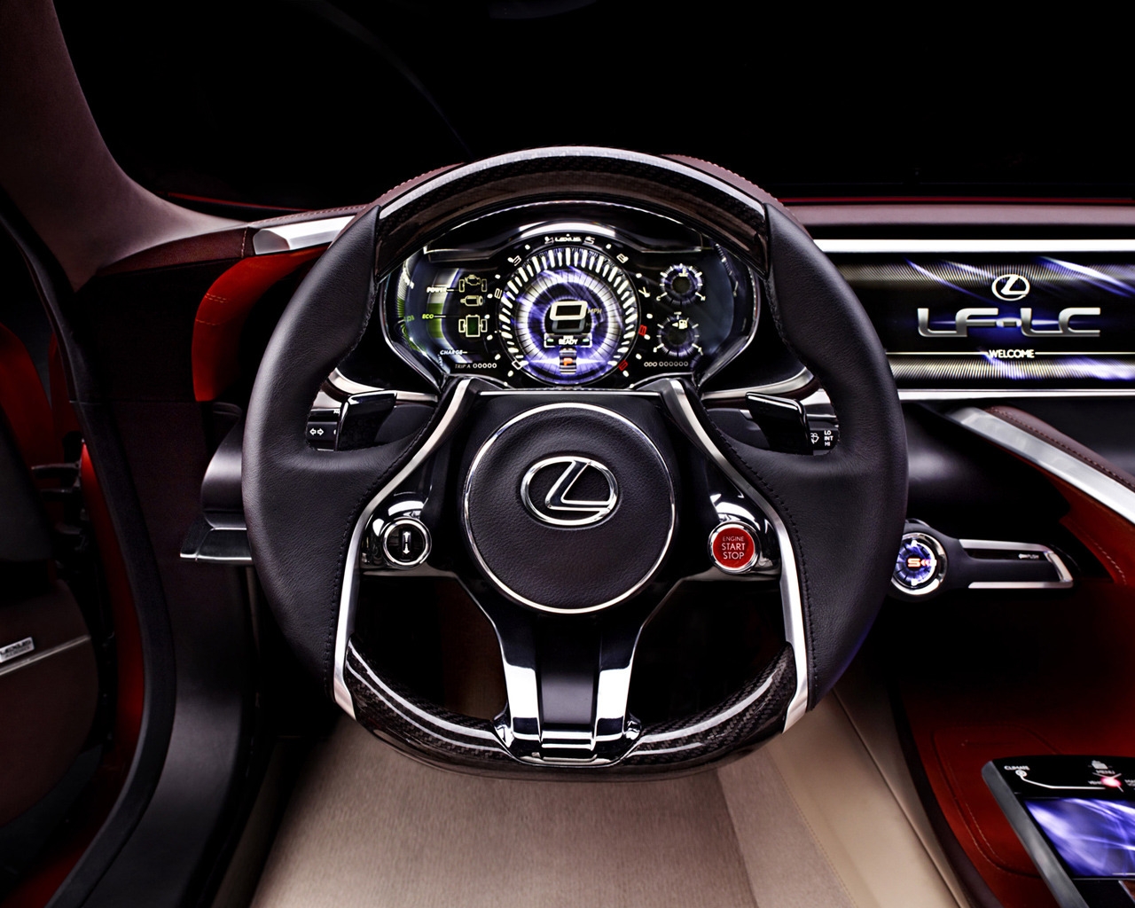 Lexus LF-LC Concept Interior for 1280 x 1024 resolution