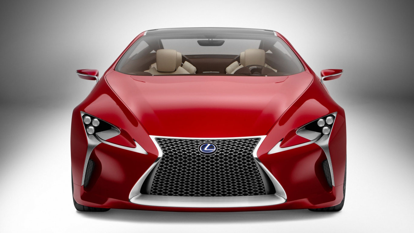 Lexus LF-LC Sport Coupe Concept for 1366 x 768 HDTV resolution