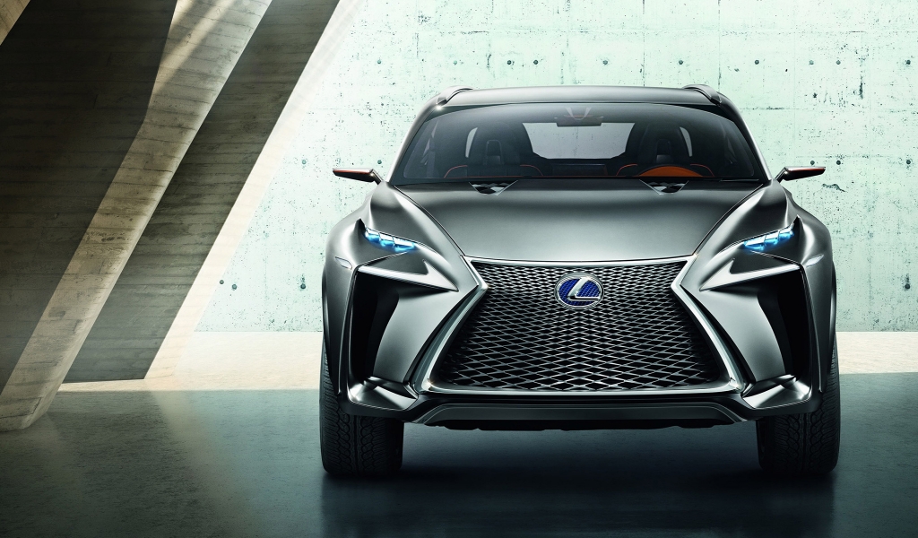 Lexus LF NX Crossover Concept for 1024 x 600 widescreen resolution