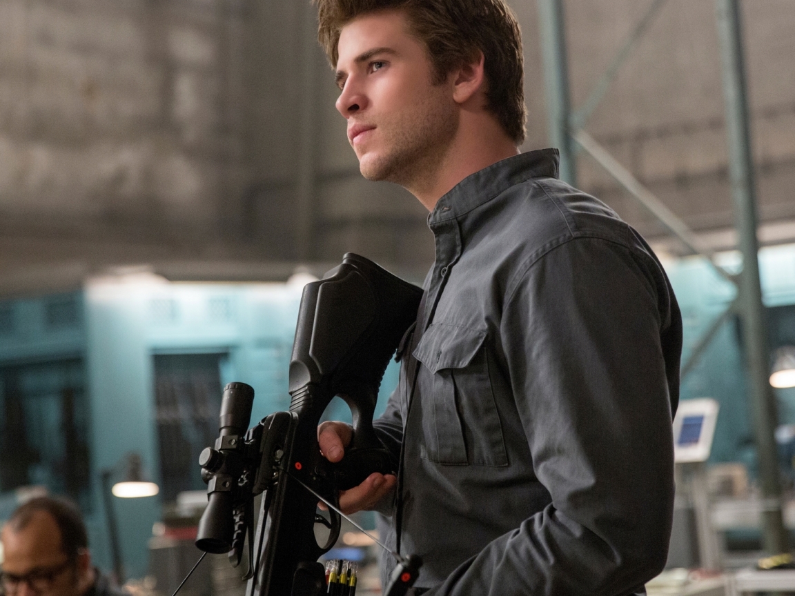 Liam Hemsworth in The Hunger Games for 1152 x 864 resolution