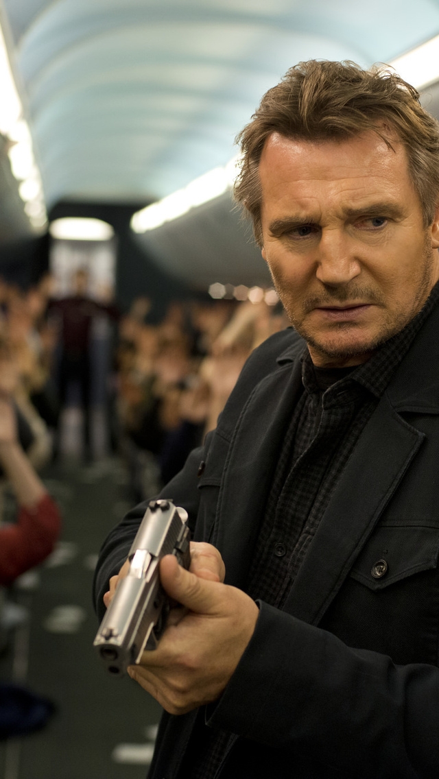 Liam Neeson Non Stop Movie for 640 x 1136 iPhone 5 resolution