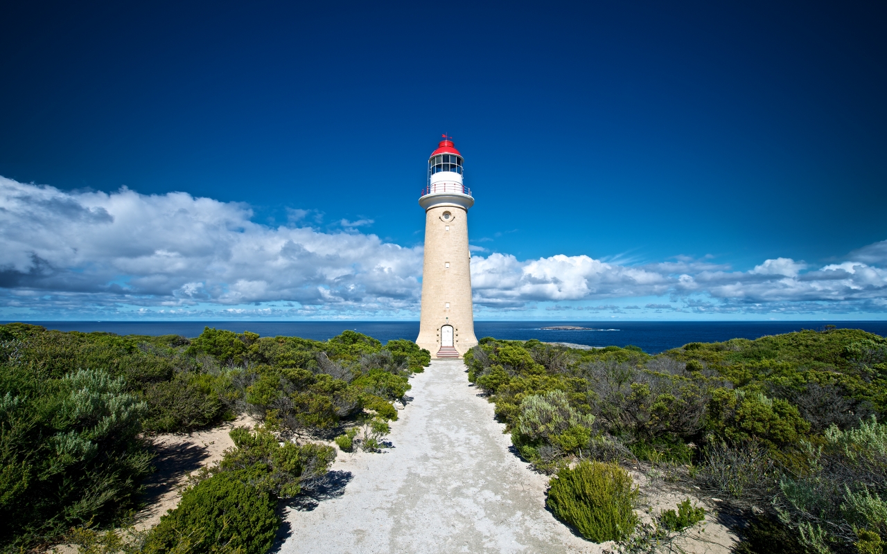 Lighthouse Kangaroo Island for 1280 x 800 widescreen resolution