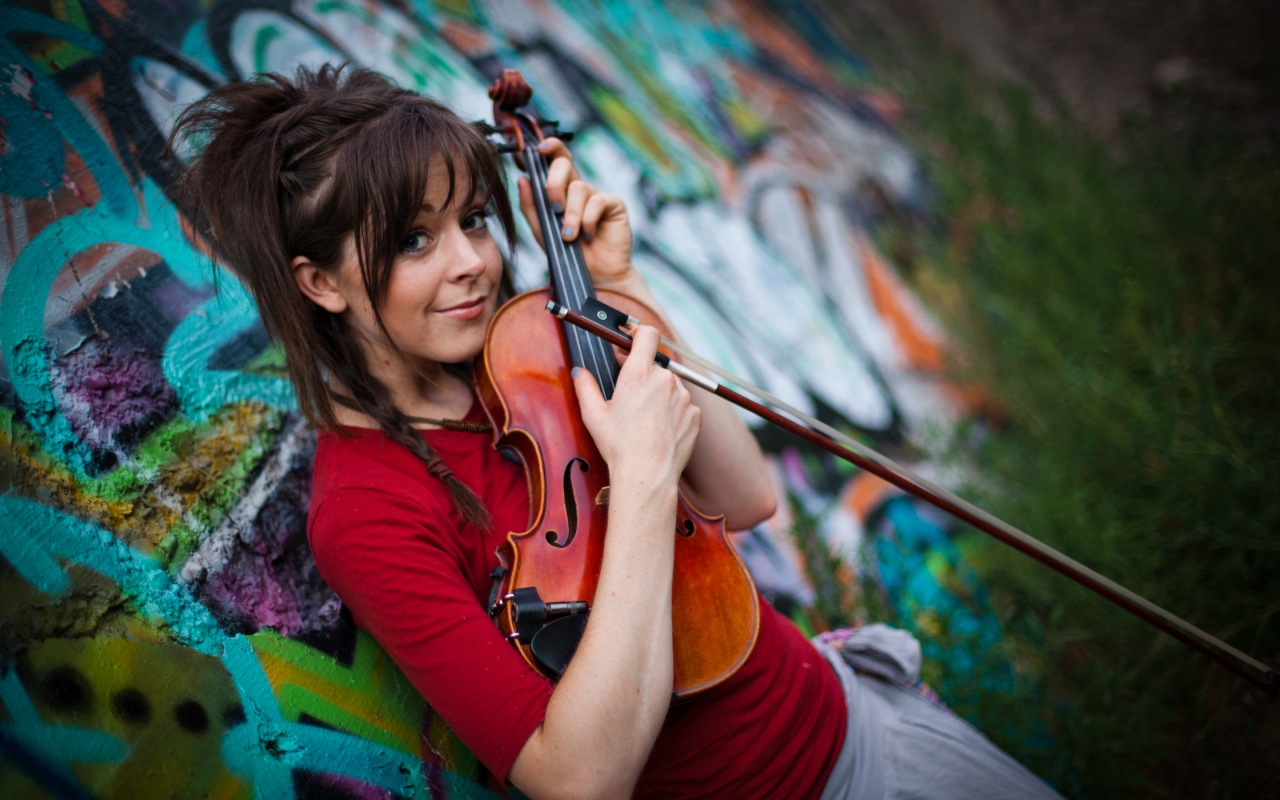 Lindsey Stirling Violin for 1280 x 800 widescreen resolution