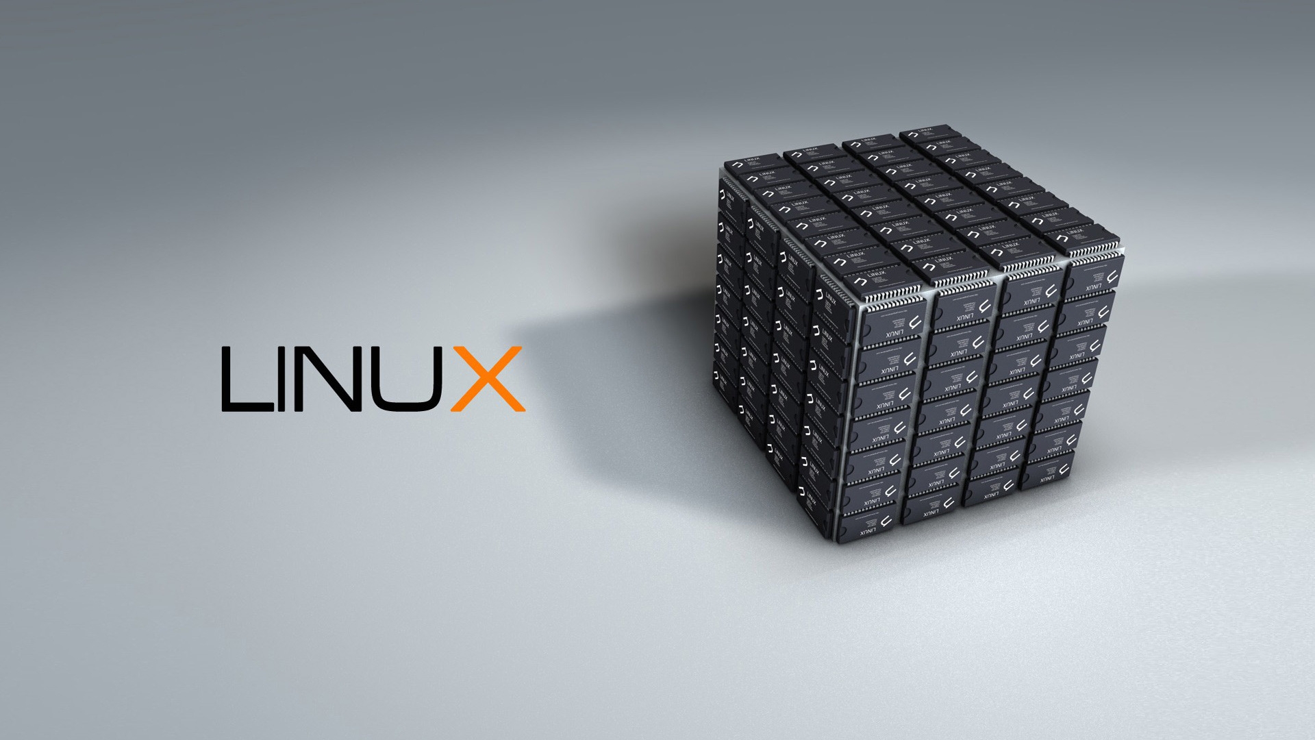 Linux Cube for 1920 x 1080 HDTV 1080p resolution