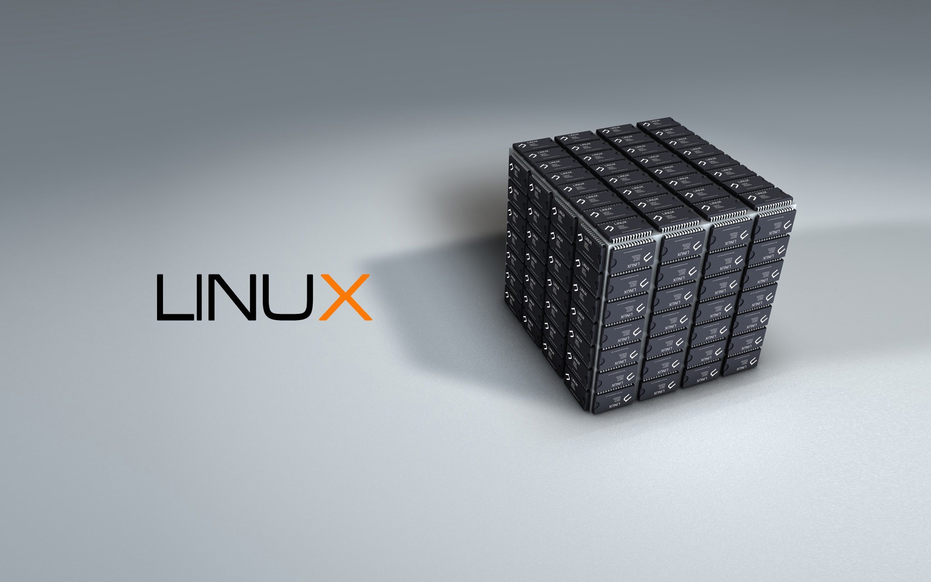 Linux Cube for 1920 x 1200 widescreen resolution