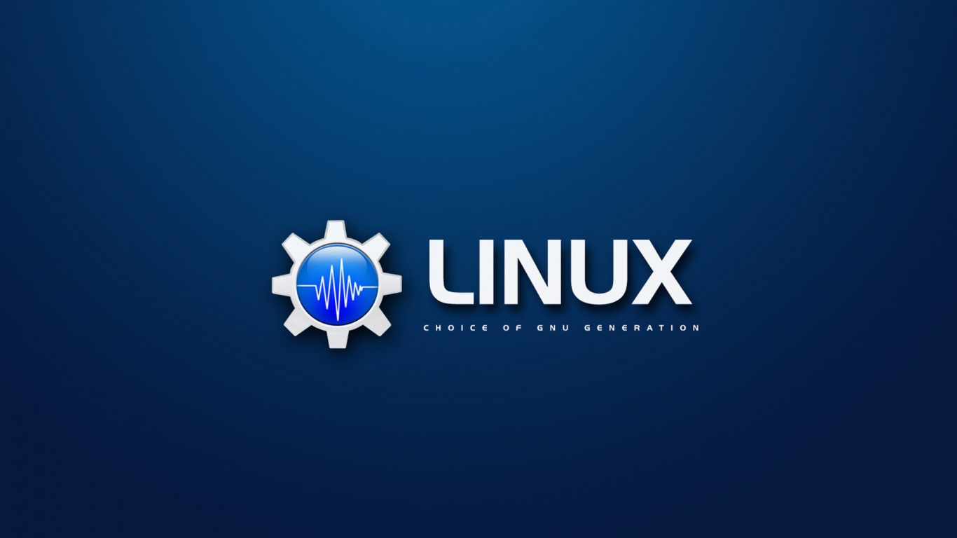 Linux Logo for 1366 x 768 HDTV resolution