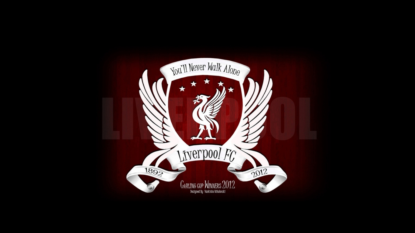 Liverpool FC for 1366 x 768 HDTV resolution