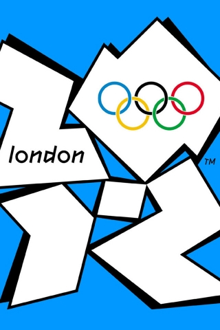London 2012 Olympics Logo for 320 x 480 iPhone resolution