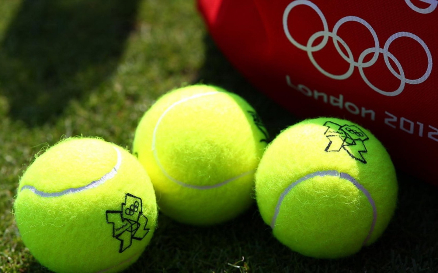 London 2012 Olympics Tennis Balls for 1440 x 900 widescreen resolution