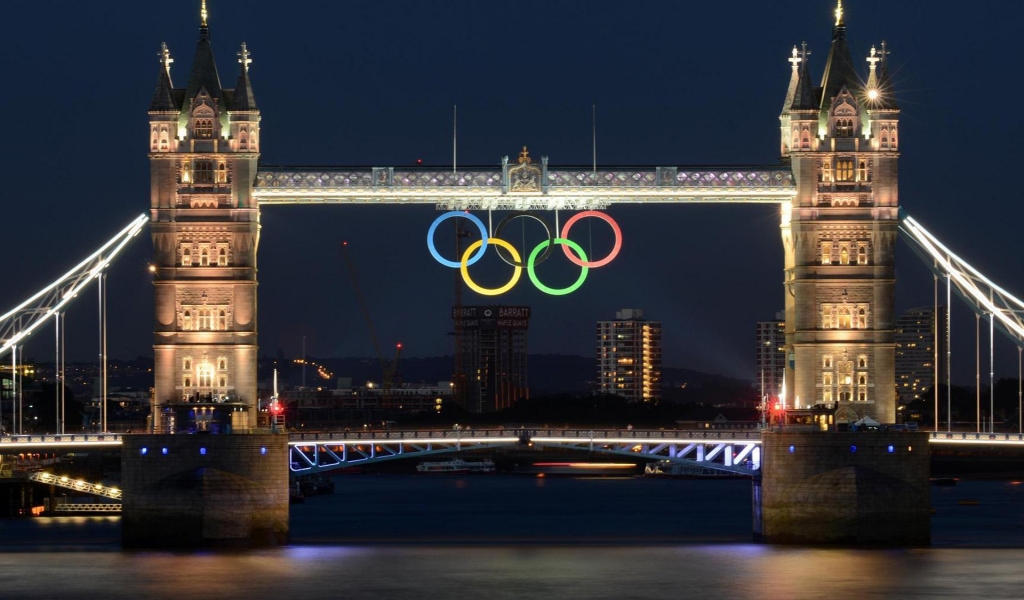 London Bridge 2012 Olympics for 1024 x 600 widescreen resolution
